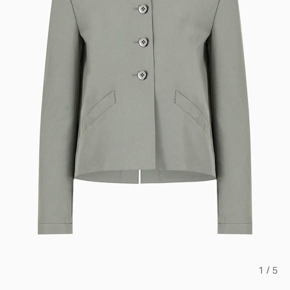 *NWT* Emporio Armani Black Jacket w/Asymmetrical hem - Picture 5 of 16